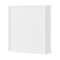 Alaterre Furniture Derby 27"W x 29"H Wall Mounted Bath Storage Cabinet with Glass Cabinet Doors and Shelf ANDE74WH - alternate 6
